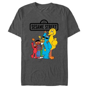 Men's Sesame Street AB/CD Cookie and the Monsters T-Shirt - 1 of 4