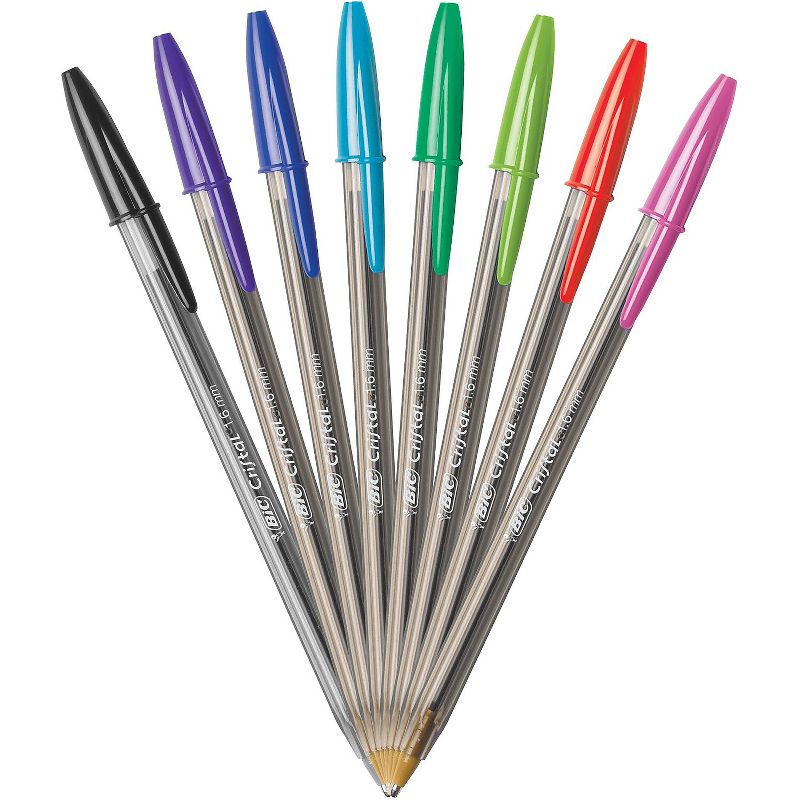 BIC Cristal Xtra Bold Stick Ballpoint Pen  Bold 1.6mm  Assorted Ink/Barrel  24/Pack MSBAPP241AST, 3 of 7