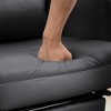 OUTSUPPLY Accent Chairs, Swivel Ergonomic Chair with Lumbar Support Headrest, 155° Reclining Computer Chair - 4 of 4