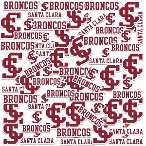 Santa Clara University 50Ct Sticker Packs Miscellaneous 50 Ct. Sticker Pack - 1 of 4