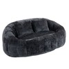 CAVINAS Chenille Bean Bag Chair for Adults and Kids,Oversized Lazy Sofa Chair with High-Density Foam,Modern Lounge Chair for Living Room - 4 of 4