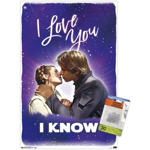 Trends International Star Wars: Saga - I Love You I Know Unframed Wall Poster Prints - 1 of 4