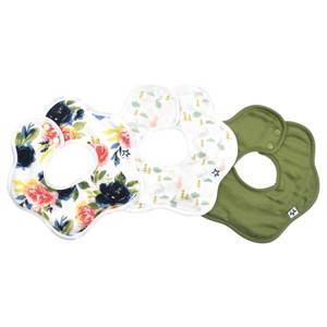 Tiny Twinkle Roundabout Baby Drool Bibs 3-Pack, 360 Rotating Waterproof and Absorbent Teething Bibs - 1 of 3