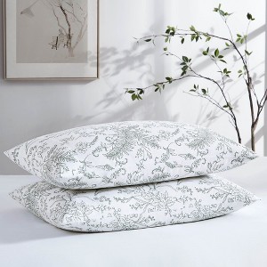 Southshore Fine Living Winter Brush Collection Set of 2 Pillowcases, ultra-soft easy care microfiber - 1 of 4