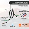 VEVOR 15FT Semi Truck Air Lines Kit with 2PCS Glad Hands, 3-in-1 Air Hoses & 7 Way ABS Electric Power Line, with 2PCS Gladhand Handles, 4PCS Seals - 3 of 4