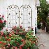 Coolbibila-2 Pack Metal Garden Trellis, 86" X 40"Trellis Fence For Climbing Plants Outdoor Flower Support, Planter Baskets - 2 of 4
