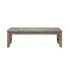 New Classic Furniture, Harrisburg Wood Dining Bench, Walnut - 2 of 4
