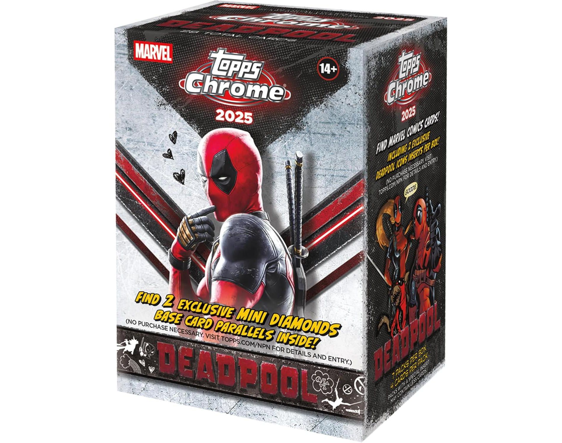 Topps 2025 Topps Chrome Deadpool Value Blaster Box