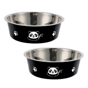 Unique Bargains Non-Skid Extra Large Pet Bowl 7.87" Dia - 1 of 4