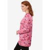 Woman Within Plus Size Perfect Printed Long-Sleeve Crewneck Tunic - 4 of 4