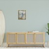 Stupell Industries Coastal Pelican Bird Abstract Portrait Floating Frame Canvas Art, Gold, 17" x 21" - 3 of 4