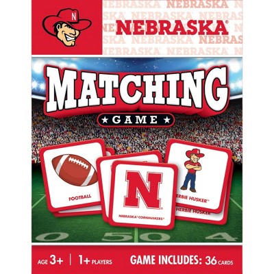 MasterPieces Officially Licensed NCAA Nebraska Cornhuskers Matching Game for Kids and Families