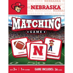 MasterPieces Officially Licensed NCAA Nebraska Cornhuskers Matching Game for Kids and Families - 1 of 4