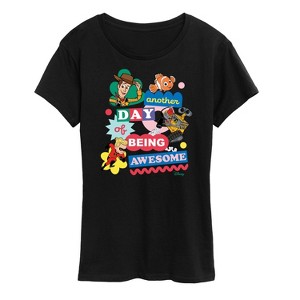 Women's - Disney - Another Day Of Being Awesome Short Sleeve Graphic T-Shirt - 1 of 4