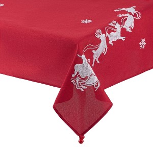 Dii Santa'S Sleigh Table Throw - 1 of 4