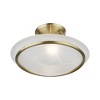 Livex Lighting Newburgh 2 - Light Semi-Flush Mount in  Antique Brass - 3 of 4