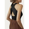 Women's RIBBED CUTOUT BODYSUIT - ENDLESS BLU. - 2 of 2