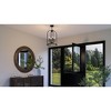Urban Ambiance Luxury Modern Farmhouse Chandelier 23''H x 15''W,  Midnight Black Finish,  Armidale Collection, UHP3978 - 2 of 4