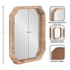 Kate & Laurel All Things Decor 3pc Marston Wood Wall Mirror Set Brown - 2 of 4