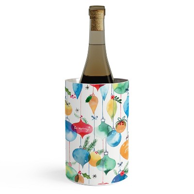 Ninola Design Christmas Baubles ords Wine Chiller -Deny Designs