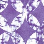 purple orchid tie dye medallion