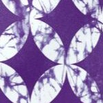 purple orchid tie dye medallion