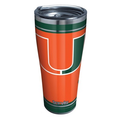 NCAA Miami Hurricanes Campus Stainless Steel Tumbler - 30oz