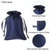 Unique Bargains Mini Smooth Soft Wedding Christmas Satin Bags with Drawstring 3 Pcs - 3 of 4