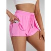 Clotth 3-Piece Flowy Athletic Shorts for Women Fitness Yoga Exercise Running Butterfly Tennis Sport Vitality Shorts S - 4 of 4