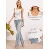 INSPIRE CHIC Women's Striped Sleeveless Vest Round Neck Knit Summer Casual Cami Tops - 2 of 4