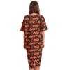 Just Love Womens Nightgown - Short Sleeve Henley Oversized Sleepwear Gown - 3 of 3