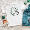 The Juniper Shop Shamrocks And Dancing Skeletons Youth Short Sleeve Tee - 2 of 2