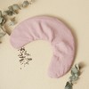 Bucky Linen Hot/Cold Neck Wrap, Natural Buckwheat Seed Filling, Hypoallergenic, Pink - 2 of 4