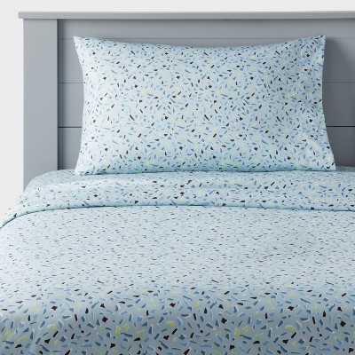 Blue Terrazzo Kids' Sheet Set - Pillowfort™