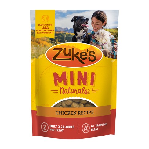 Zukes Mini Naturals Soft Chews With Vitamins Minerals Chicken Flavor Dog Treats 16oz Target