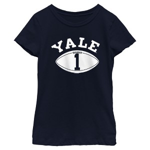 Girls Yale University Football Number One T Shirt - 1 of 4