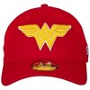 Adult Wonder Woman Classic Symbol Color Block New Era 39Thirty Fitted Hat - 2 of 4