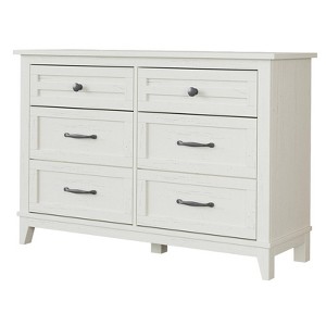 6-Drawer Double Dresser for Bedroom,Traditional Furniture, Wide Chest Storage - 1 of 4