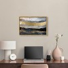 Art Remedy Rivers of Gold Blue Abstract Wall Art Framed - 2 of 4