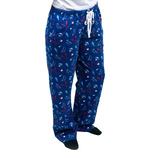 Pavilion Gift Company - Lake Life - L Navy Lounge Pants - Pajama Bottoms - 1 of 4