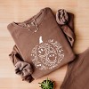 Simply Sage Market S.W.Smiley Pumpkin Outline Lightweight Garment Dyed Sweatshirt - 3 of 4