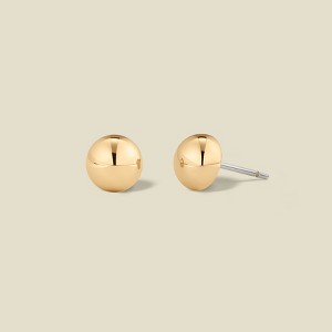 Made By Mary | Sol Button Stud Earrings - 1 of 4