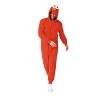 Sesame Street Adult Elmo Hooded Onesie Halloween Costume Jumpsuit - 2 of 2