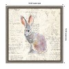 Amanti Art Into the Woods I no Border (Hare) by Emily Adams Canvas Wall Art Print Framed 16-in. x 16-in. - 4 of 4