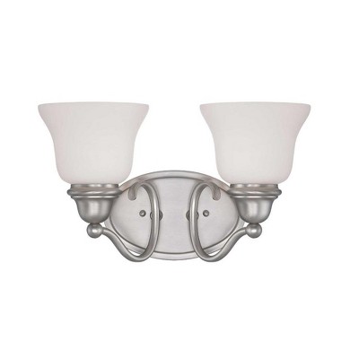Savoy House Yates 2 - Light Vanity in  Pewter