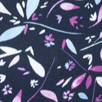 navy sprig floral