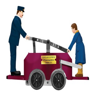 Lionel The Polar Express 20th Anniversary Handcar - 1 of 1