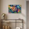 Art Remedy Relaxing Lion Tropical Jungle Animals Wall Art Framed - 2 of 4