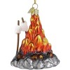 Kurt Adler Noble Gems Glass Ornament for Christmas Tree, Campfire - 2 of 3