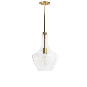 Dainolite Petalite 1 - Light Pendant in  Aged Brass - 1 of 1